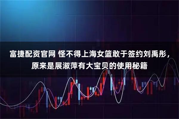 富捷配资官网 怪不得上海女篮敢于签约刘禹彤，原来是展淑萍有大宝贝的使用秘籍